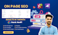 be your technical onpage optimization and blog onpage expert