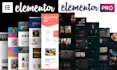 design high converting wordpress elementor pro website modern mobile friendly