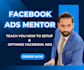teach you on how to set up, run and optimize meta ads for success