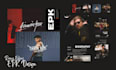 design clickable epk media kit design speaker kit dj one sheet epk kit flyer