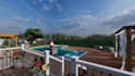 do landscape design, backyard, patio, garden, pool ,3d deck