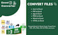 convert json files to excel and CSV