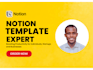 do customised notion template notion dashboard website notion consultant expert