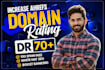 increse ahrefs dr domain rating 70 plus