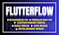 create flutter app development, flutterflow, mobile app, android and ios, ui ux