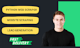 create custom web scraping bots and web automation scripts