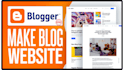 create and build a professional blogspot website on blogger