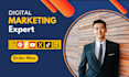 act as your helper with social media and digital marketing