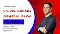 do guest posts on UK, USA, canada, and general blog sites