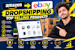 do amazon to ebay dropshipping product research and listing