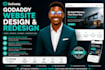 godaddy redesign website godaddy website design   godaddy website development