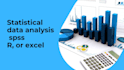 perform statistical data analysis with spss, r, or excel