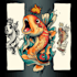 create unique cartoony tattoo design for you