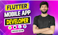 build flutter mobile app development for ios android as flutter developer