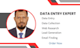 do data entry, web research, google map, lead generation