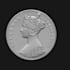 sculpt 3d printable coin 3d model, bas relief coin