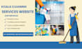design a responsive cleaning website, booking koala website with SEO
