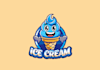 make beautiful thrilling ice cream logo