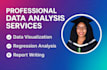 do statistical task using rstudio, spss ,excel and a report