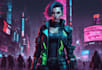 illustrate your cyberpunk character