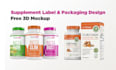 do supplement label and product packaging design