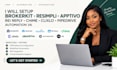 setup brokerkit resimpli apptivo rei reply chime clixlo pipedrive automation va