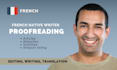 proofread, correct and enhance your french text