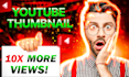 design catchy youtube thumbnail