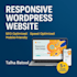 develop wordpress website with responsive web design