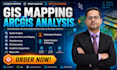 do gis mapping, arcgis spatial analysis and suitability analysis