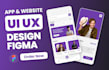 do UI UX design, figma website, mobile, dashboard, UI UX design in figma