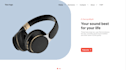 develop responsive HTML CSS react or elementor landing page