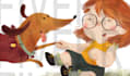 create hand drawn cartoon style illustrations