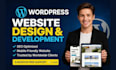 do modern business website design, redesign wordpress, website development