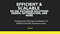 develop, optimize  manage c sharp asp net web apps  ms sql database solutions