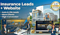 build auto, financial insurance website and generate auto, life insurance leads