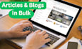write seo articles and blog posts in bulk