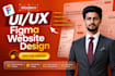 do figma website design, figma website ui ux design and mobile app ui ux design