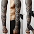 create sleeve tattoo design in geometric style