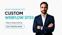 design and develop your webflow websites, figma to webflow