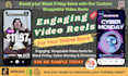 create eye catching  video reels for black friday and holiday sales