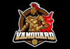 design vanguard spartan volleyball team logo