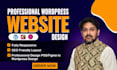 design responsive and modern wordpress website for your business