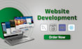 create full stack website with responsive web design