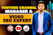 do youtube channel monthly management service