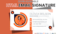 create html email signature, clickable html email signature