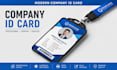 create a premium professional company id card design