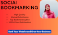 do social bookmarking with high quality backlinks