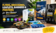 design professional flyers, brochures, leaflets, banners and posters