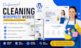 create a wordpress cleaning website for you
